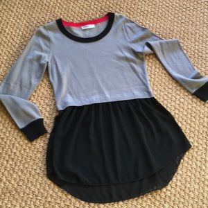 Patrizia Luca Gray and black sweater